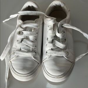 Classic White Kids Sneakers